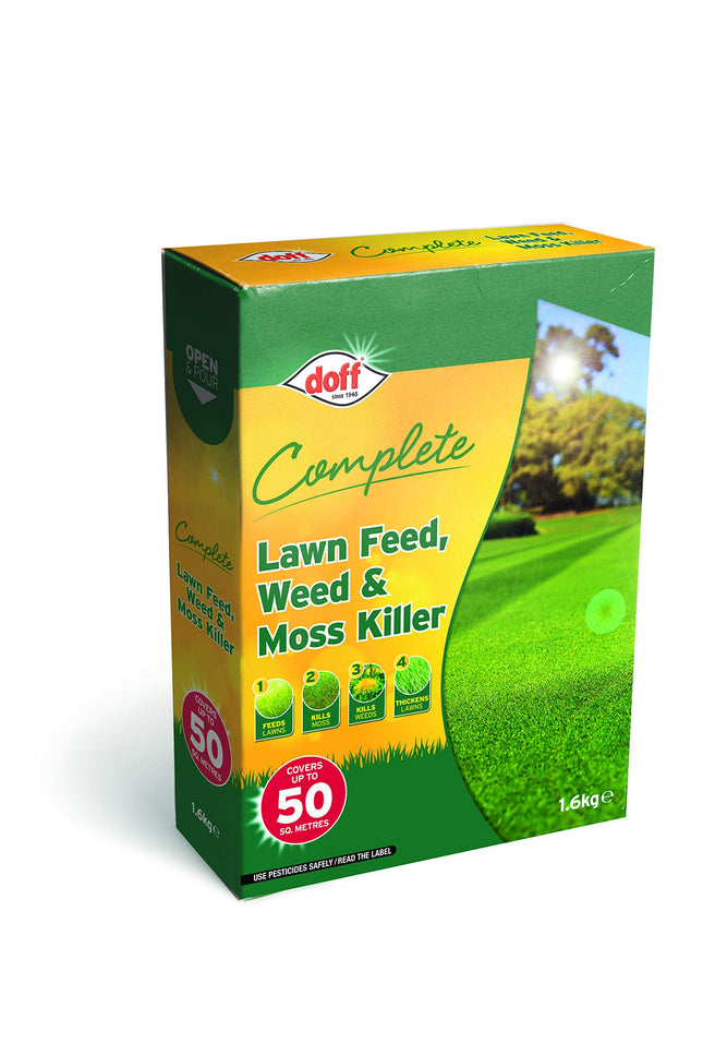 Doff Complete Lawn Feed, Weed & Mosskiller 1.6kg - LM050