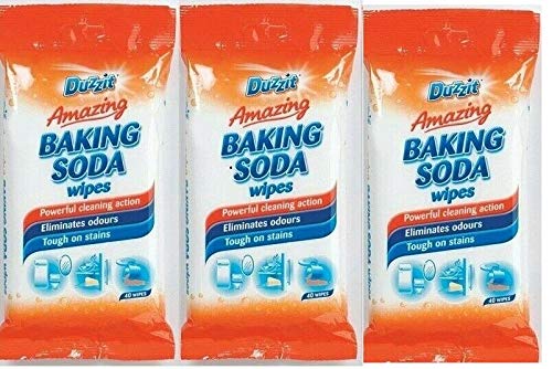 Duzzit Amazing Baking Soda Wipes Pack 80 x 3