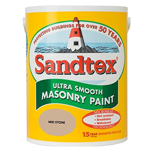 Sandtex Smooth Masonry 5L Mid Stone