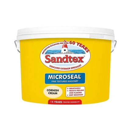 Sandtex Smooth Masonry 10L Plymouth Grey 5092534