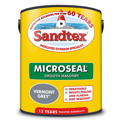 Sandtex Retail Ultra Smooth Masonry Vermont Grey 5 L