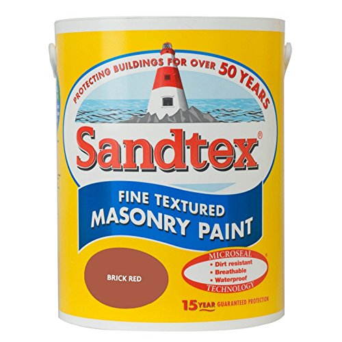 Sandtex Smooth Masonry 5L Brick Red