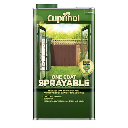 Cuprinol Sprayable Fence Treatment Forest Oak 5L