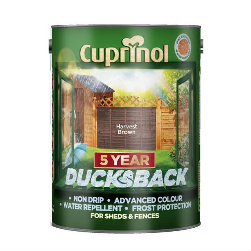 Cuprinol 5 Year Ducksback Harvest Brown 5L