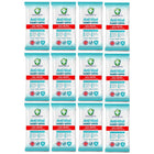 GreenShield Anti-Viral Handy Wipes 15's Kills 99.9% of Bacteria (12 Pack)