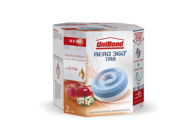 2 X Aero 360 Fruit Sensation Moisture Absorber Refills-Pack of 2, Pack 2, Set of 2 Pieces