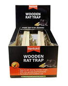 Rentokil R.KIL WOODEN RAT TRAP PWL02