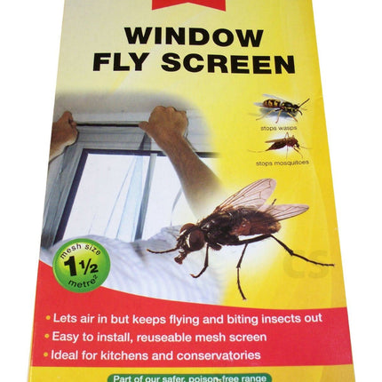 Rentokil Window Fly Wasp Mosquitoes Insect Screen Net Netting FW20