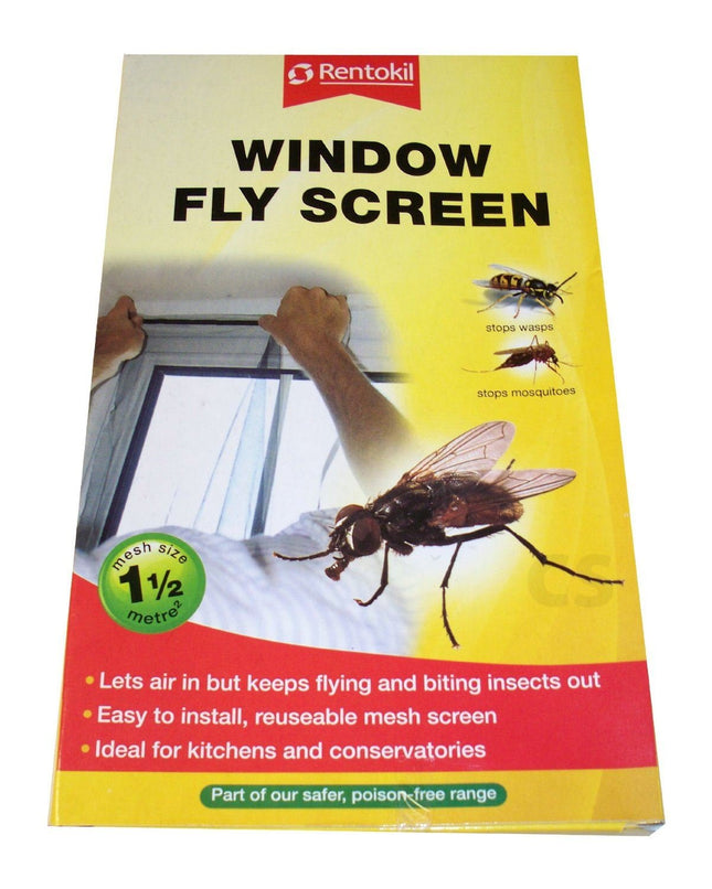 Rentokil Window Fly Wasp Mosquitoes Insect Screen Net Netting FW20