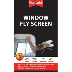 Rentokil Window Fly Wasp Mosquitoes Insect Screen Net Netting FW20