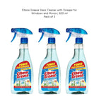 Elbow Grease Glass Cleaner with Vinegar for Windows and Mirrors, 500 ml - Window Cleaning Equipment (Pack of 3)