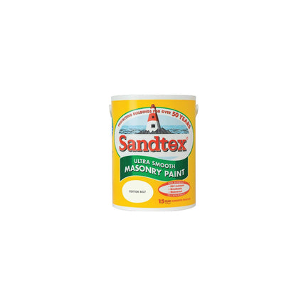 Sandtex 5 litres Ultra Smooth Masonry Paint - Cotton Belt