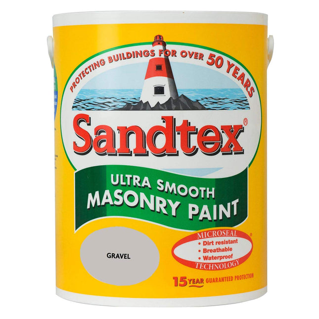 Sandtex Smooth Masonry 5L Gravel