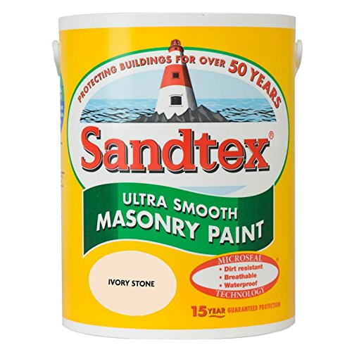 Sandtex Smooth Masonry 5L Ivory Stone