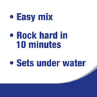 POLYCELL 20204 Polycell Quick Set Cement Polyfilla, 2 kg - Grey