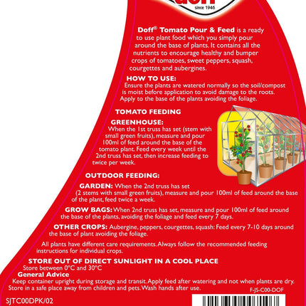 Doff 3L Tomato Pour and Feed