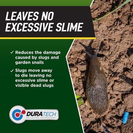 Doff Power Up Slug & Snail Killer - 3X More Powerful, 3X More Coverage Slug Pellets for Gardens & Homes - Rainproof & Fast-Acting Slug & Snail Control, 650g