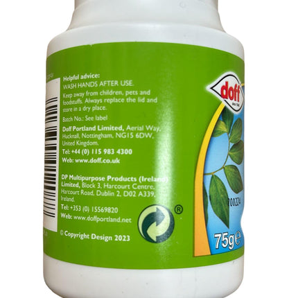 Doff Pack of 3 Natural Rooting Powder for Plant and Cuttings 75grams
