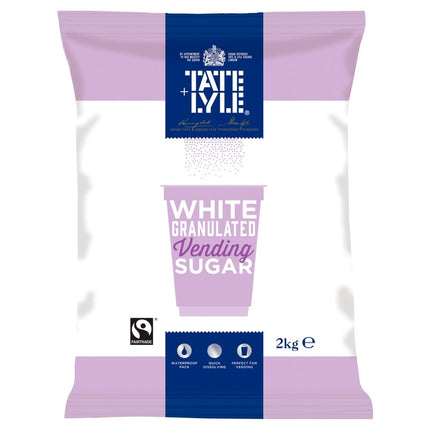 Tate & Lyle White Vending Sugar 2 kg (Pack of 6)