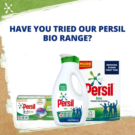 Persil 3 in 1 Bio Washing Capsules laundry capsules for a powerful clean 1st time with recyclable, plastic-free box* 3x 32 capsules (96 washes)