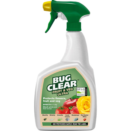 Bug Clear Ultra Fruit and Veg Plant Protection, Ready To Use, 800 ml