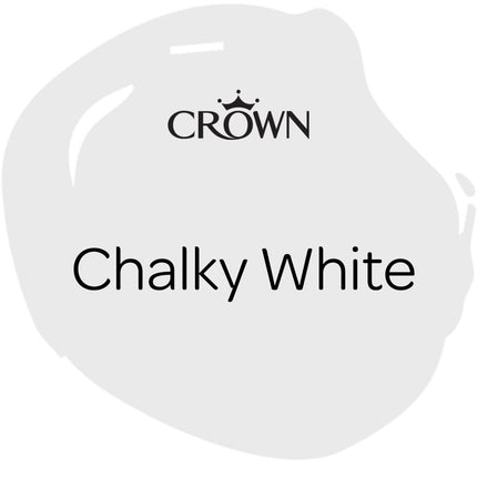 2.5L CROWN Standard Breatheasy Matt Emulsion Paint - Chalky White