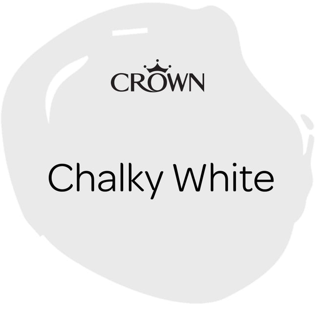 2.5L CROWN Standard Breatheasy Matt Emulsion Paint - Chalky White