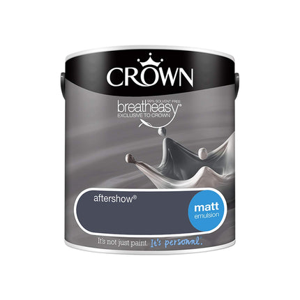 2.5L CROWN Standard Breatheasy Matt Emulsion Paint - Aftershow