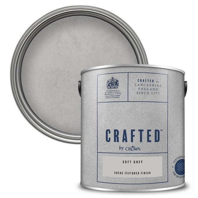 CROWN Crafted Suede Textured Soft Grey 2.5L