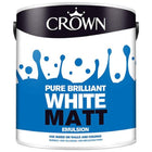 Crown Pure Brilliant White Matt Emulsion 2.5 Litre