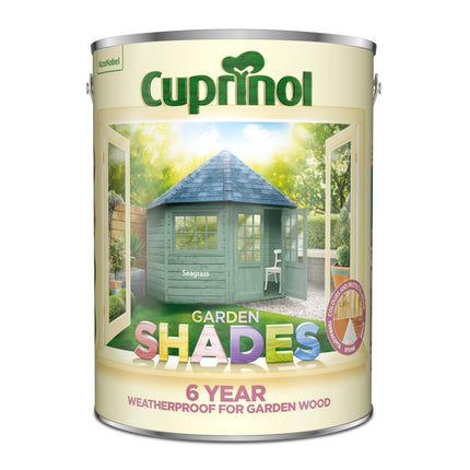 Cuprinol CUPGSSEA5L 5 Litre Garden Shades Paint - Seagrass