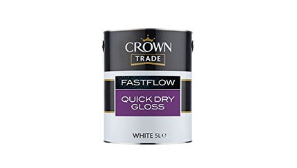 Crown Trade FastFlow Quick Dry Gloss White 2.5ltr