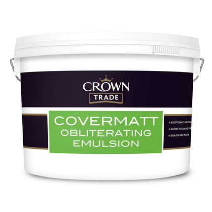 Crown Trade 10 Litre Covermatt Magnolia