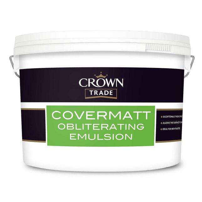 Crown Trade 10 Litre Covermatt Magnolia