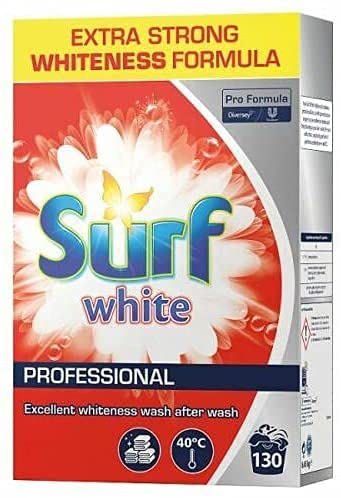 Surf Professional Laundry Detergent Clothes Washing Powder White 130 Washes