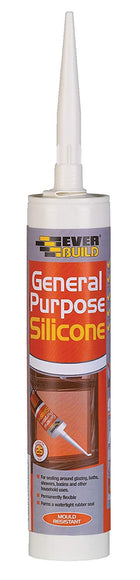 2 X General Purpose Silicone - Multi-Purpose Silicone sealant - 310ml (Brown)