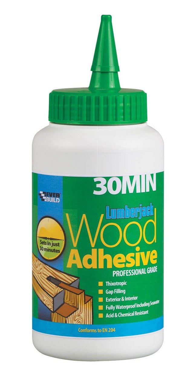 3 X LumberIrwin 30min Polyure Wood Adhesive Liquid 750g