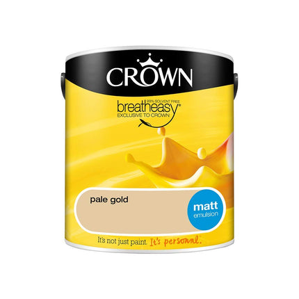Crown Retail Core Emulsion Matt Pale Gold 2.5 L