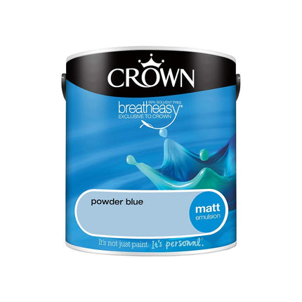 Crown Retail Core Emulsion Matt Powder Blue 2.5 L