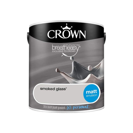 Crown Retail Core Emulsion Matt Smoked Glass 2.5 L