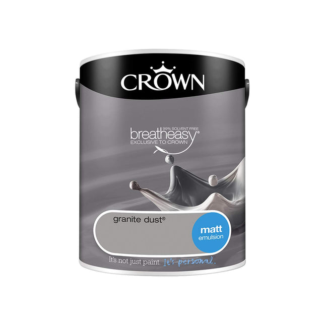 Crown 5 litres Granite Dust Matt Paint Emulsion