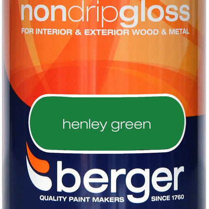 Berger Non Drip Gloss 750ml Henley Green