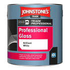2.5LTR - JOHNSTONES TRADE PROFESSIONAL GLOSS BRILLIANT WHITE