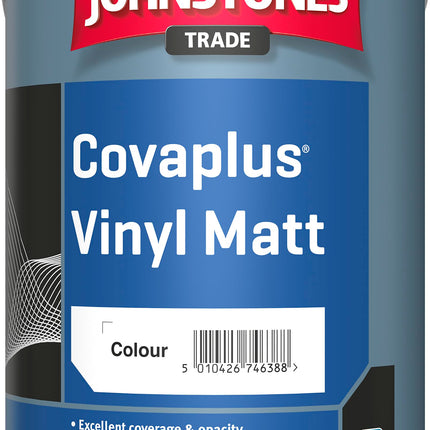 5LTR - JOHNSTONES Trade COVAPLUS MATT Emulsion Black
