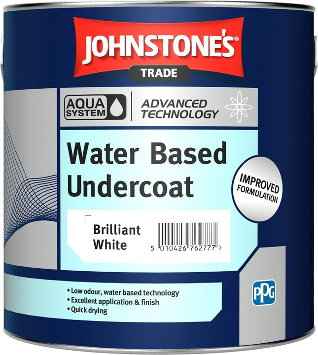 2.5LTR - JOHNSTONES TRADE AQUA UNDERCOAT BRILLIANT WHITE