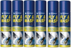 6 X 300ml Fly And Wasp Killer Spray Kills Flies Wasp Flying Ant Midges Mosquitoe (1300)