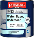 Johnstones Trade Aqua System Water Based Undercoat Paint 1l Brilliant White -