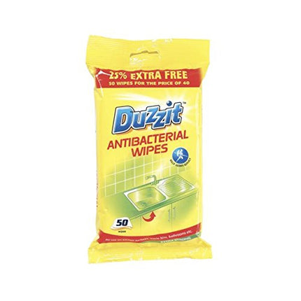 Duzzit Anti-Bacterial Wipes | 50PK x 12