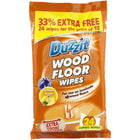 DUZZIT WOOD FLOOR WIPES EXTRA LARGE WIPES PACK OF 4 (5)