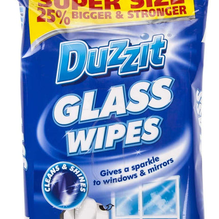 Duzzit 3 x GLASS WIPES PACK OF 50